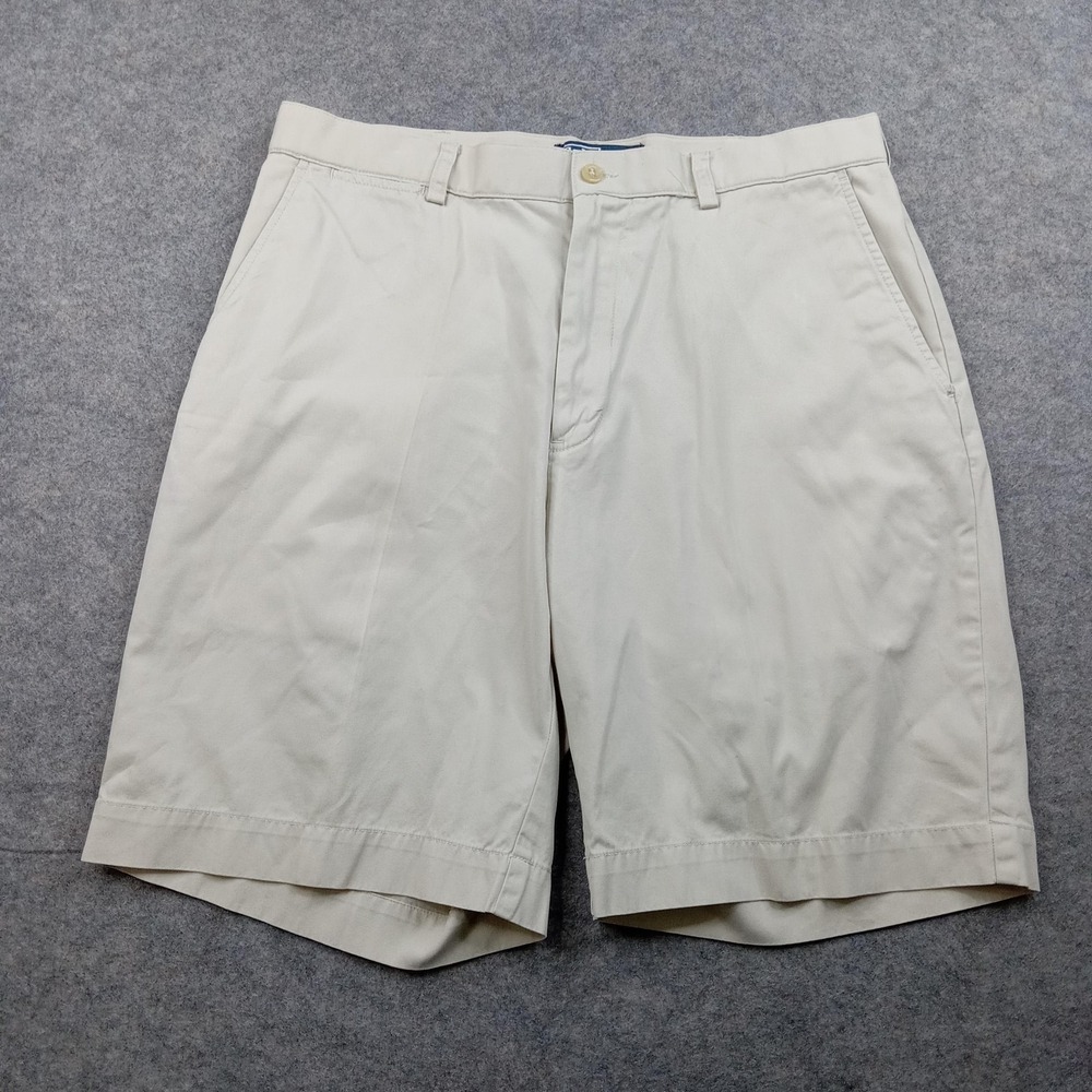 Polo Ralph Lauren Shorts Mens 34 Khaki Prospect Chino Golf Casual Flat‎ Front